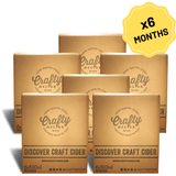Craft Cider Discovery Box 6 Premium Bottles - 6 Month Subscription
